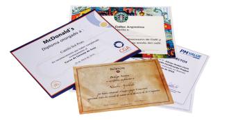 diplomas